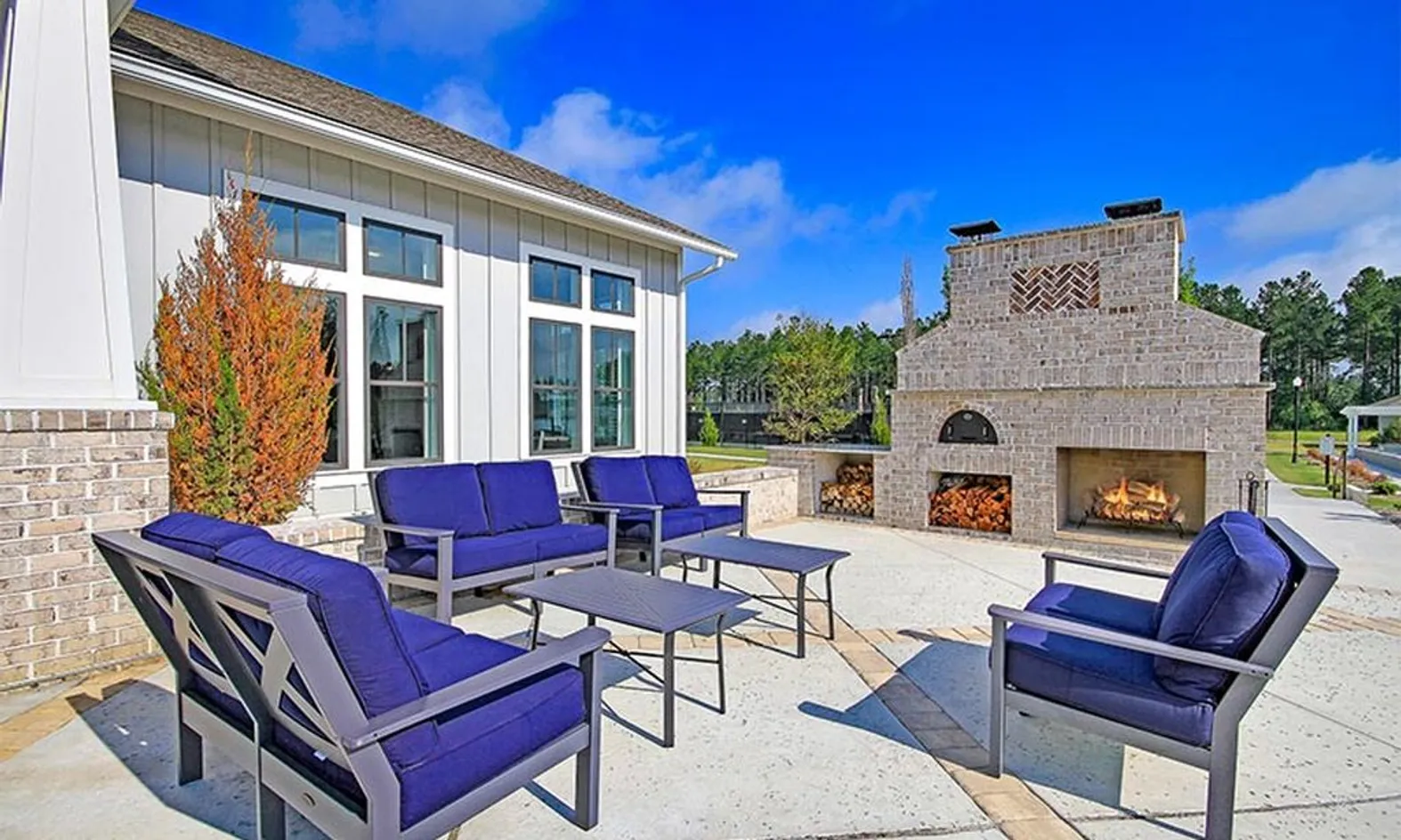 Outdoor Fireplace