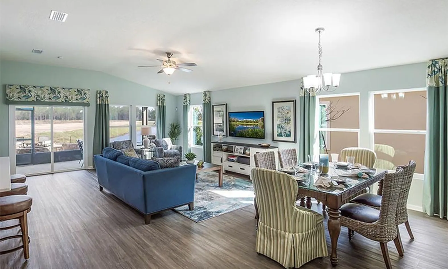 Model Living & Dining Area