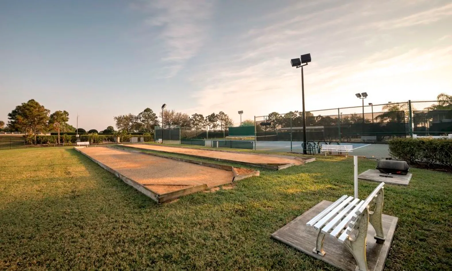 2 Bocce Ball Courts