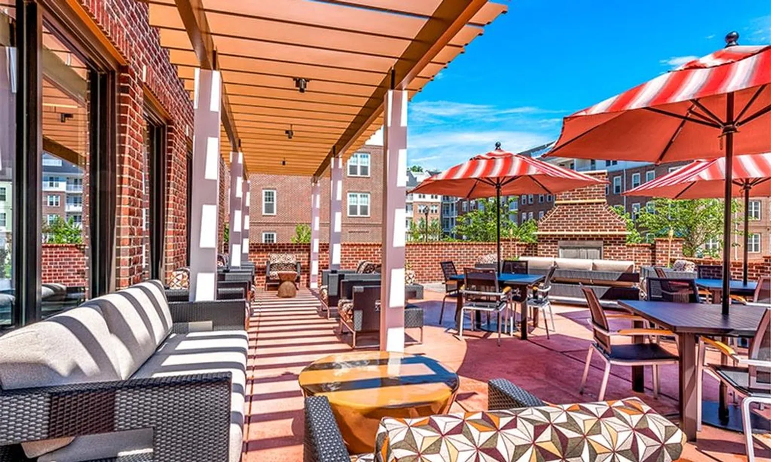 Outdoor Fireplace & BBQ Area