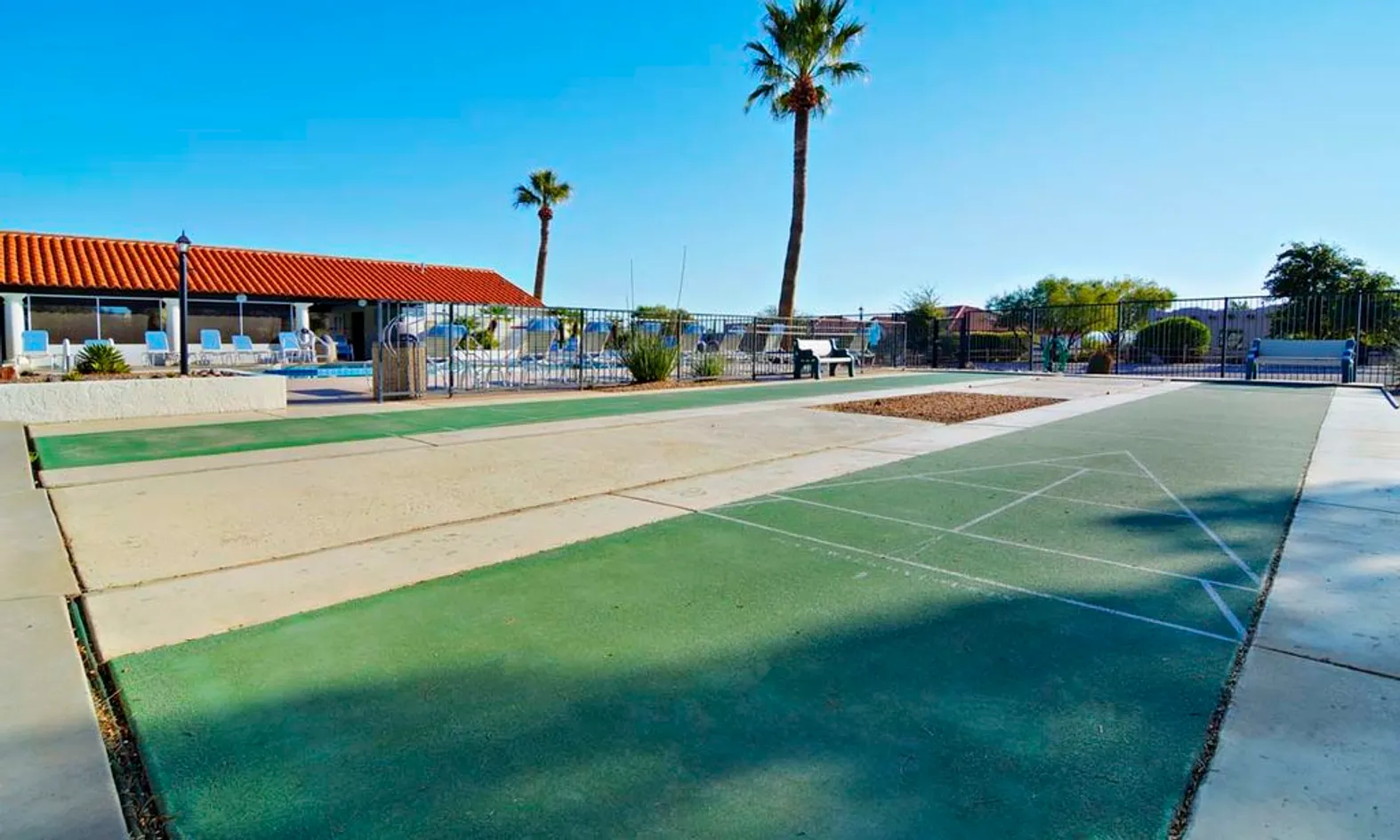 2 Shuffleboard Courts