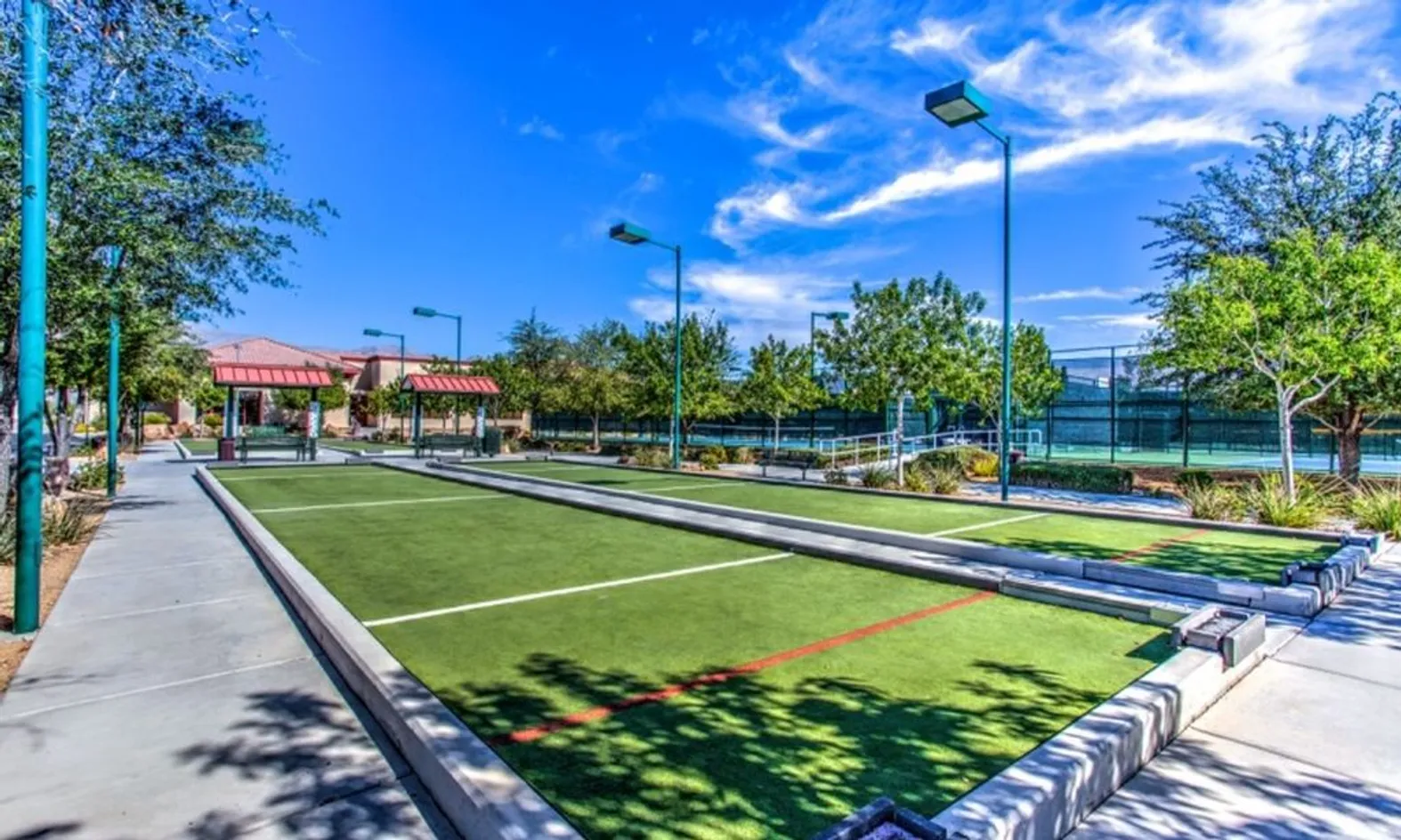 4 Bocce Ball Courts