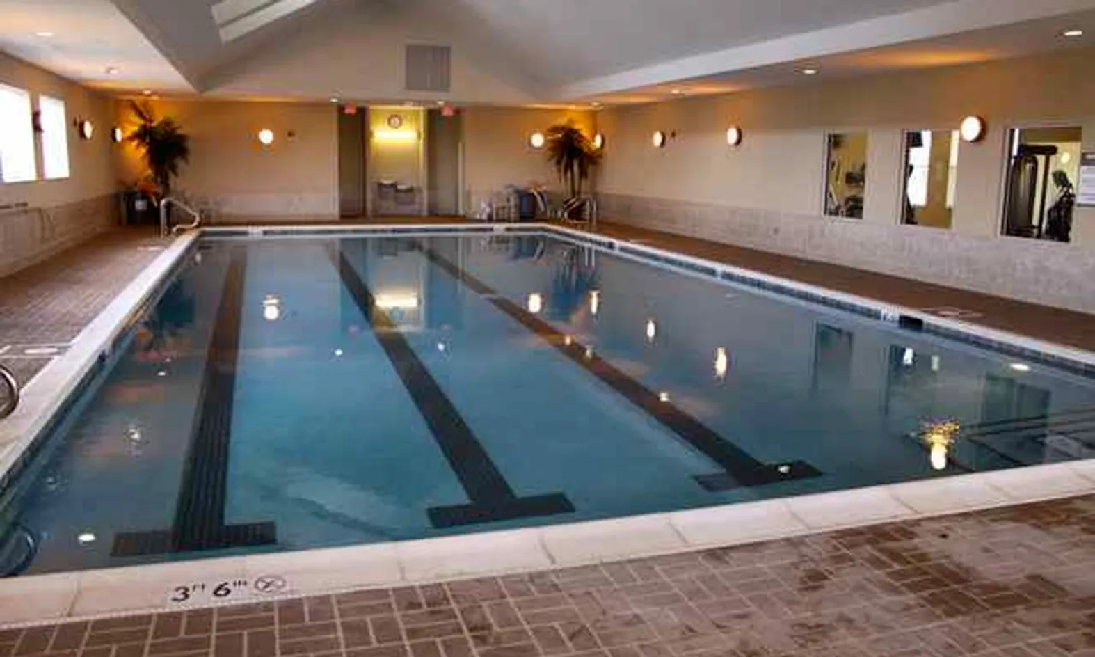 Indoor lap pool