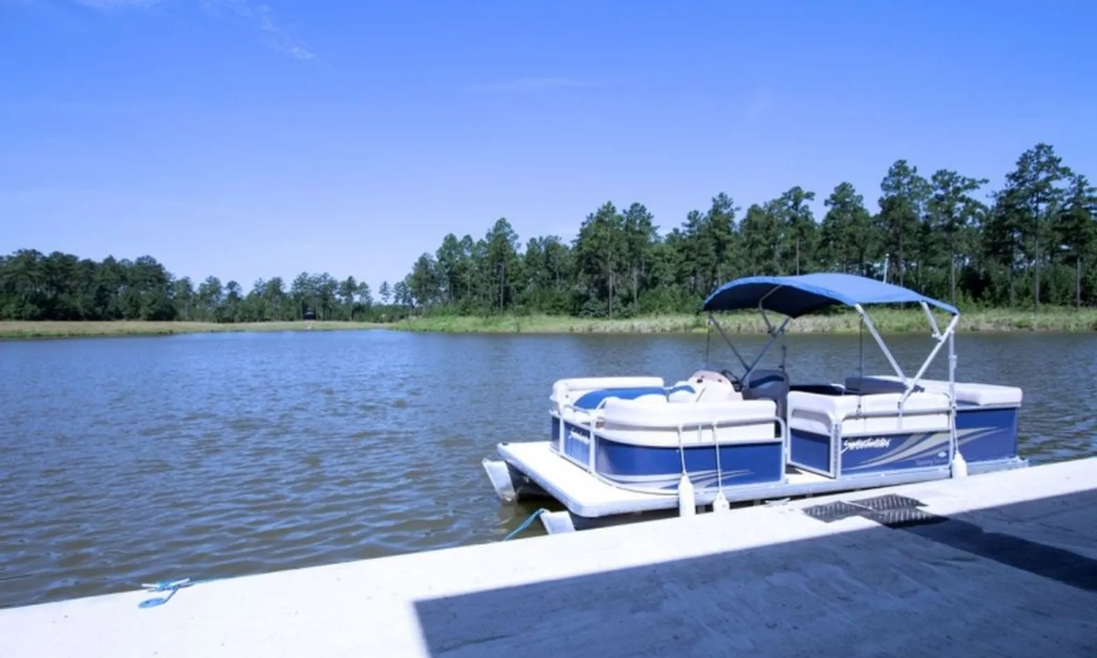 Boating on Private Lake