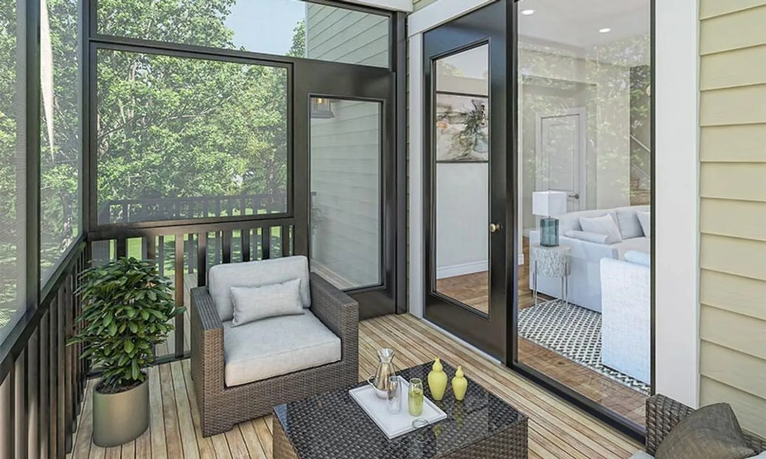 Model Covered Patio