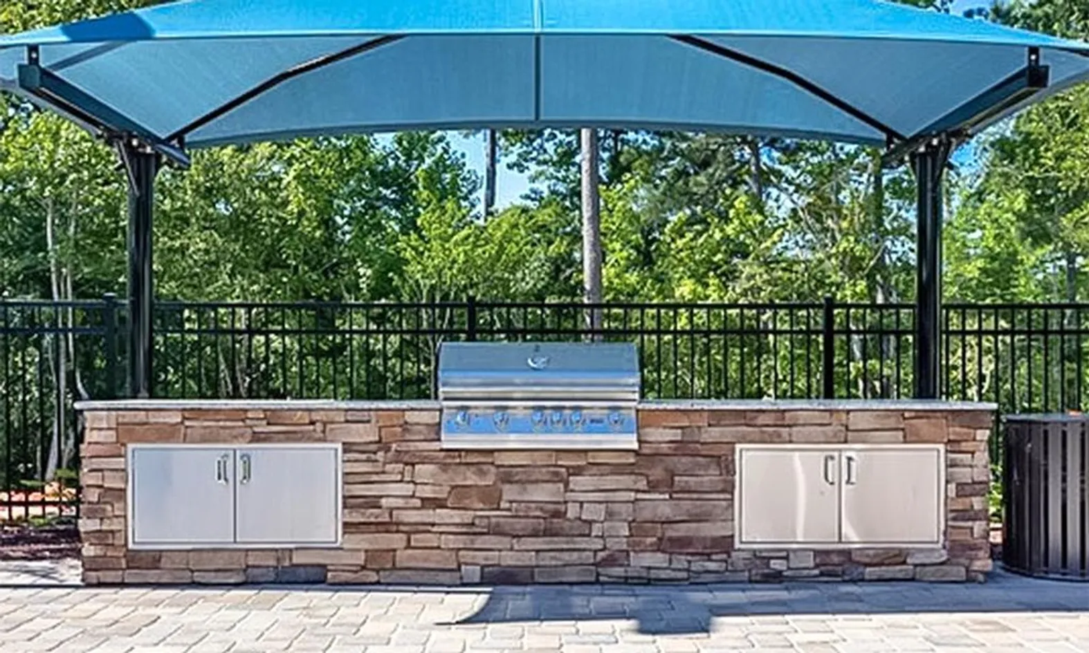 Outdoor BBQ Area