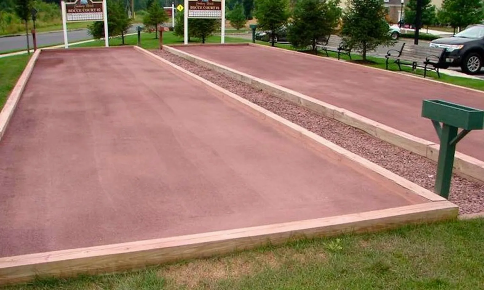 2 Bocce Ball Courts