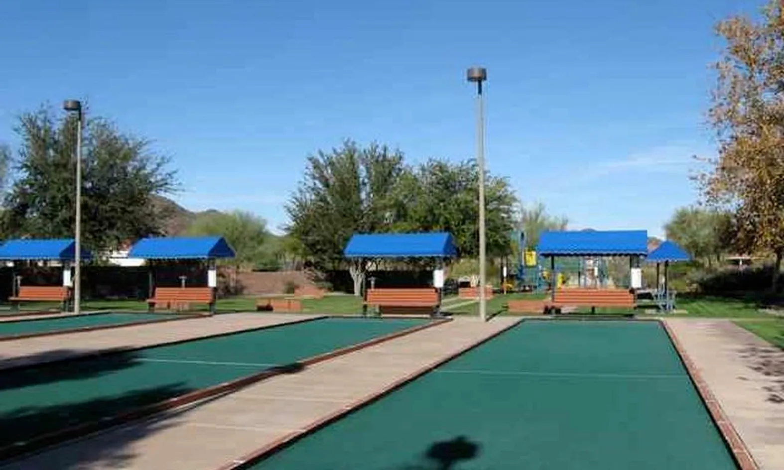 4 Bocce Ball Courts