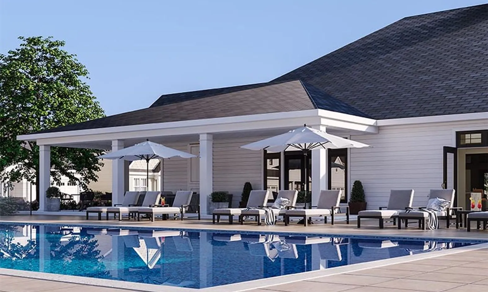 Outdoor Pool Rendering