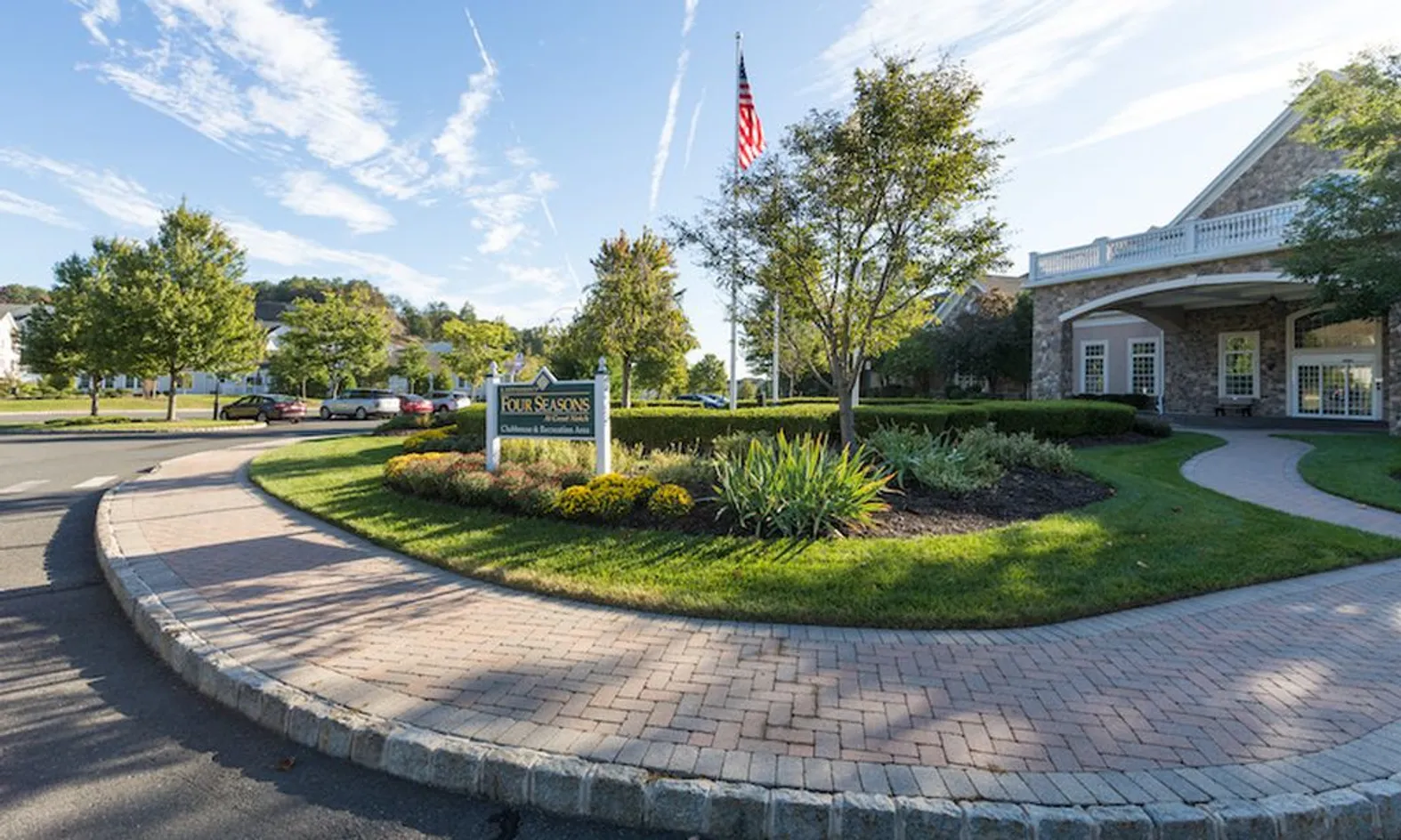 Landscaped Entrance