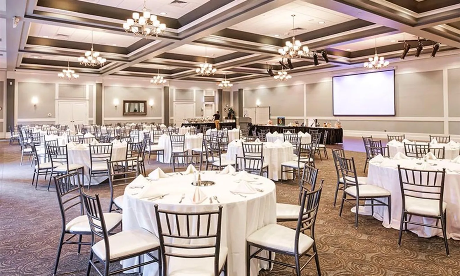 Grand Ballroom with Dance Floor & Stage
