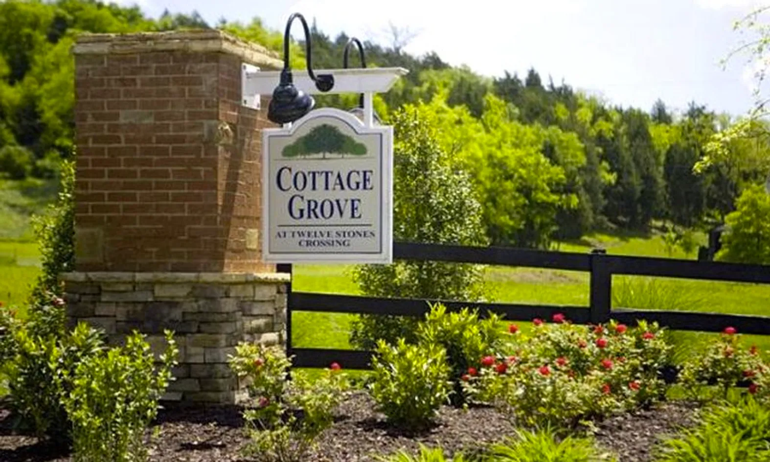 Landscaped Entrance