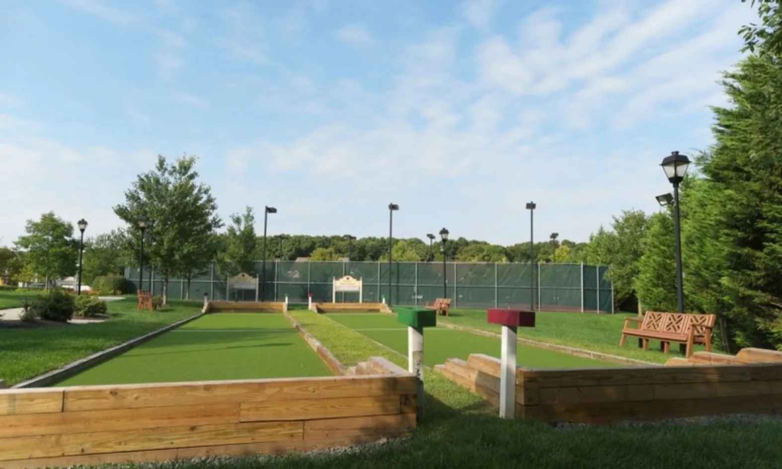 2 Bocce Ball Courts