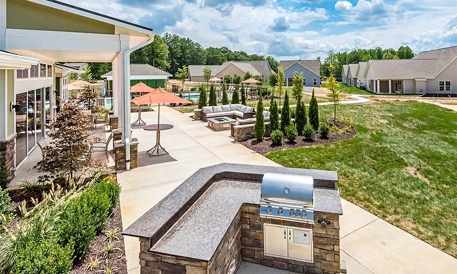 Outdoor BBQ Area