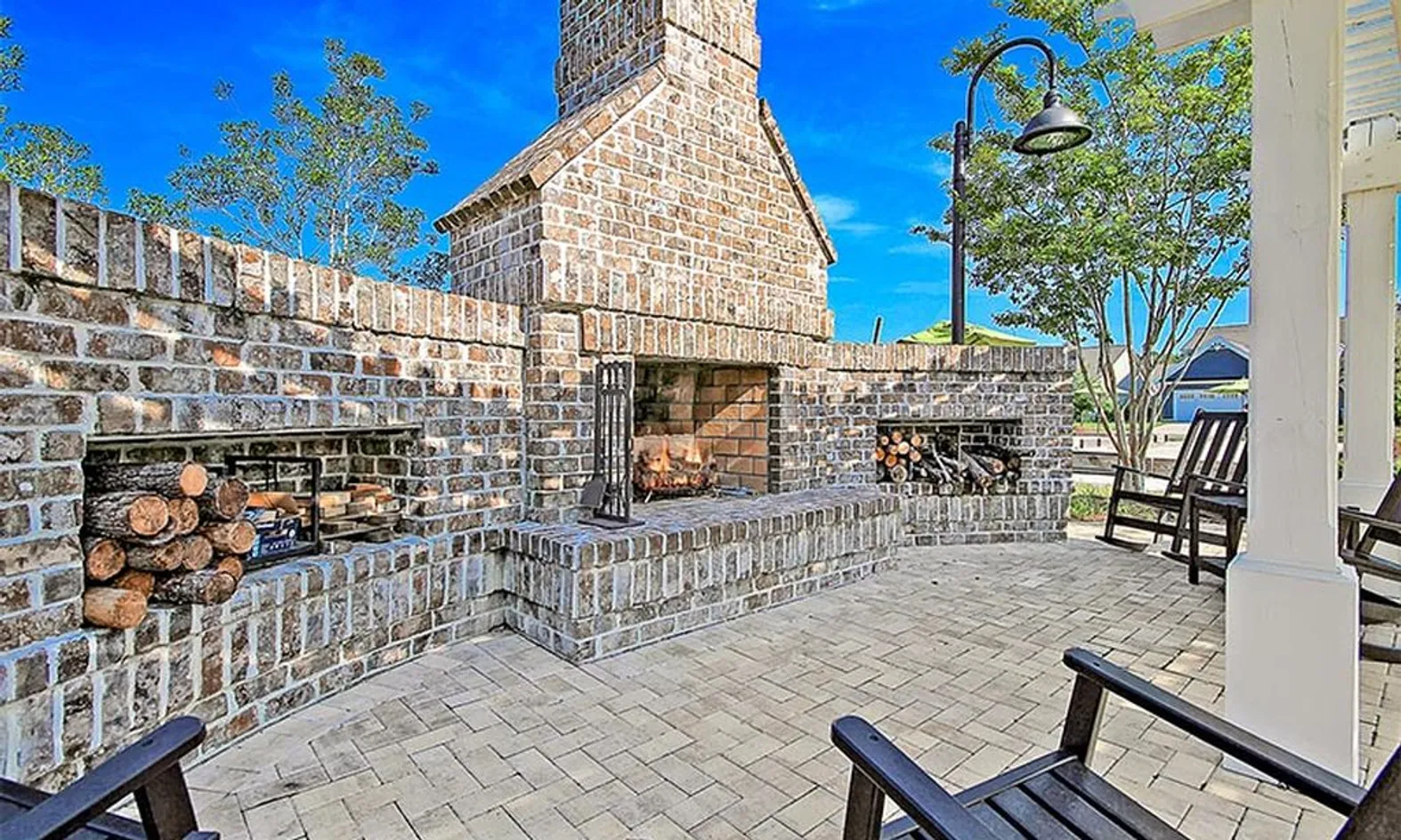 Outdoor Fireplace
