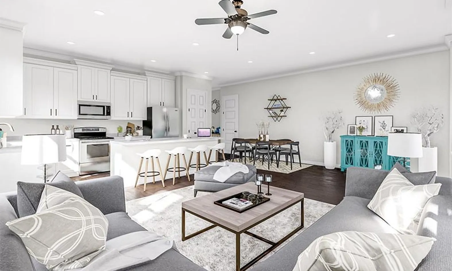 Albemarle Model Living Room