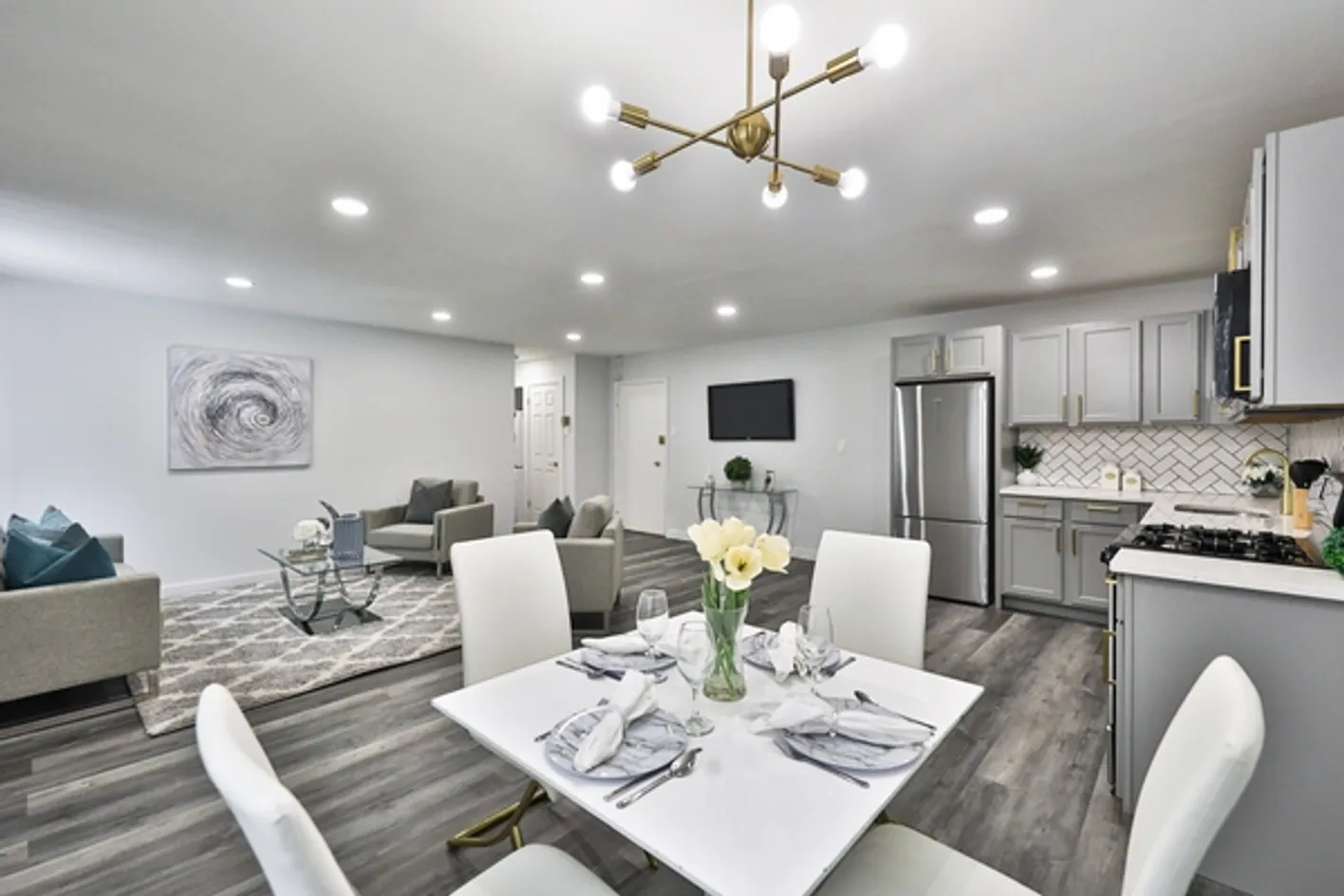 Dining/Living Area-Renovated
