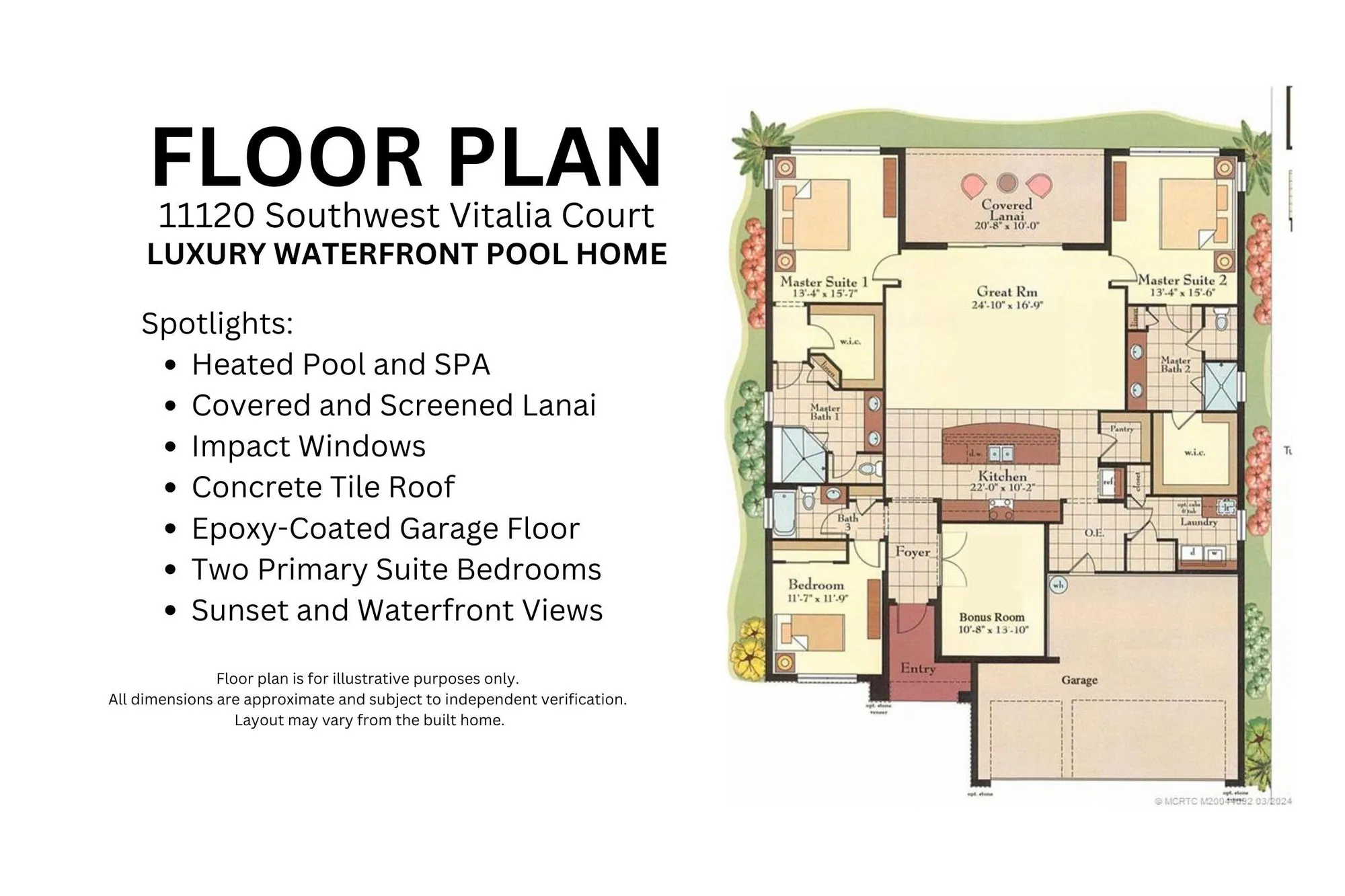 Property Slideshow image 11 of 45 | 11120 sw vitalia ct, Port Saint Lucie, FL, 34987
