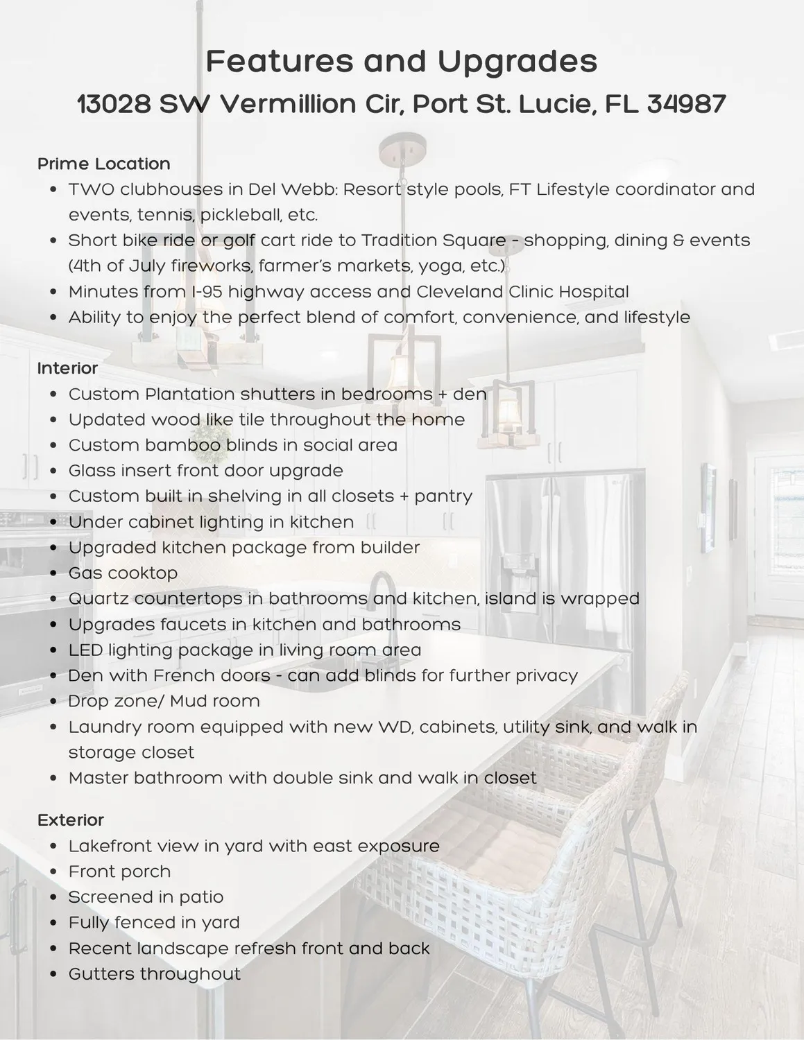 Property Slideshow image 5 of 82 | 13028 sw vermillion cir, Port Saint Lucie, FL, 34987