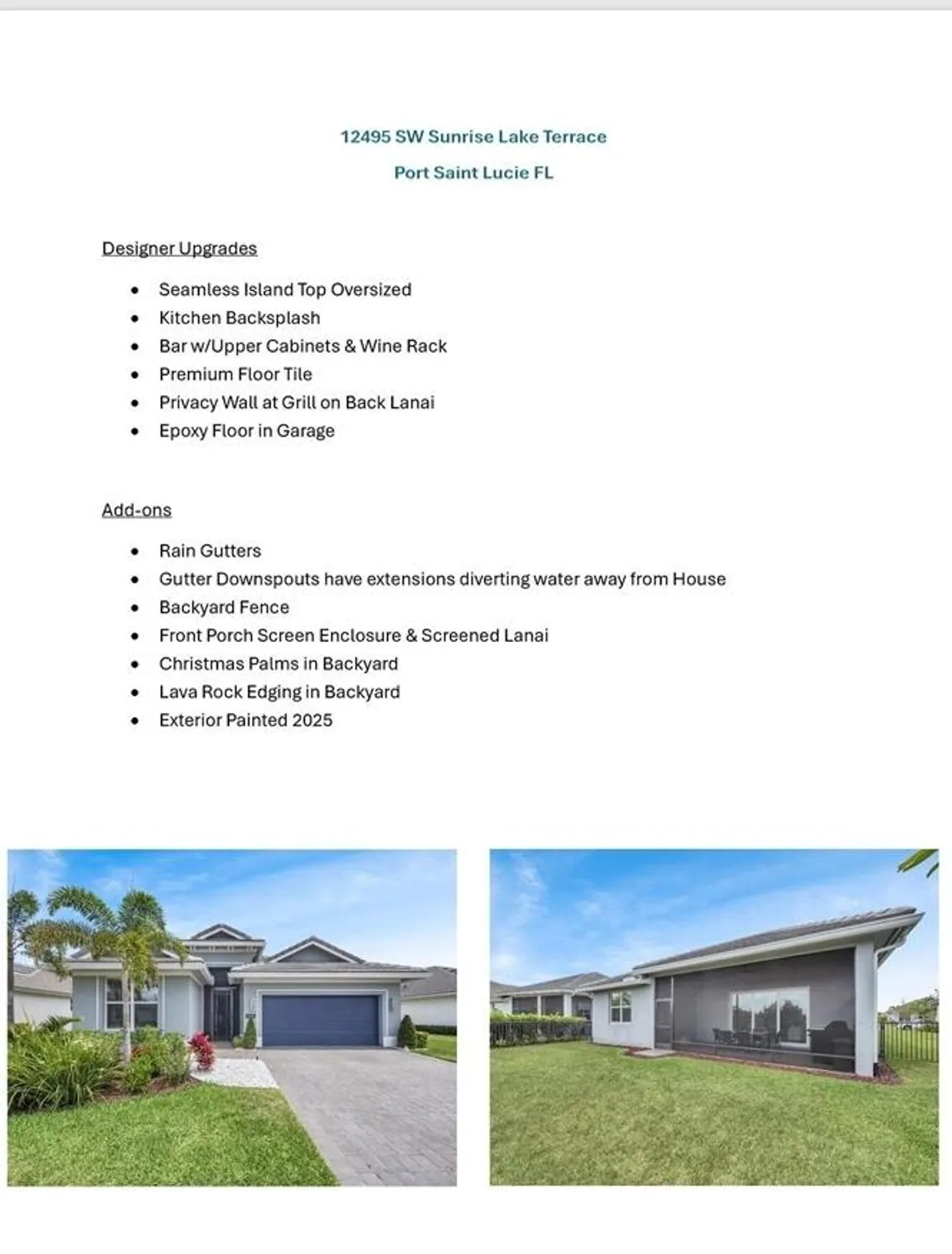 Property Slideshow image 39 of 39 | 12495 sw sunrise lake ter, Port Saint Lucie, FL, 34987