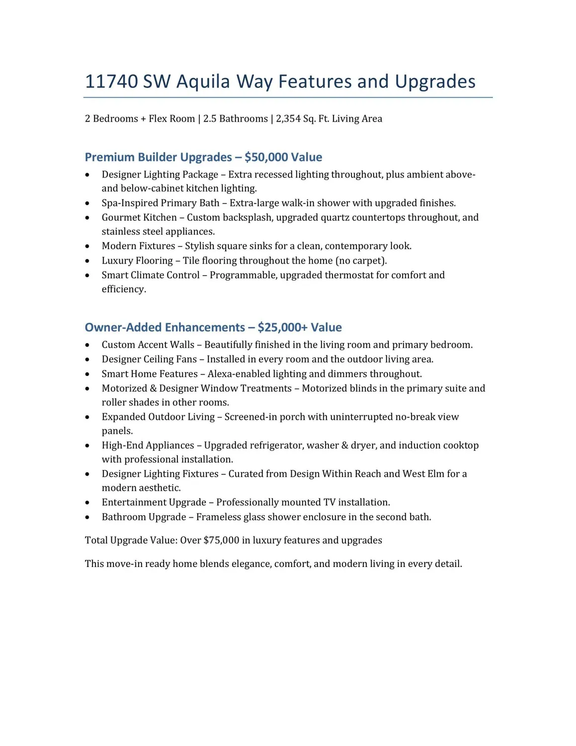 Property Slideshow image 3 of 102 | 11740 sw aquila way, Port Saint Lucie, FL, 34987