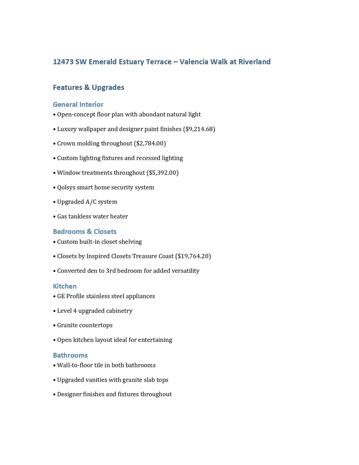 Property Slideshow image 6 of 124 | 12473 sw emerald estuary ter, Port Saint Lucie, FL, 34987