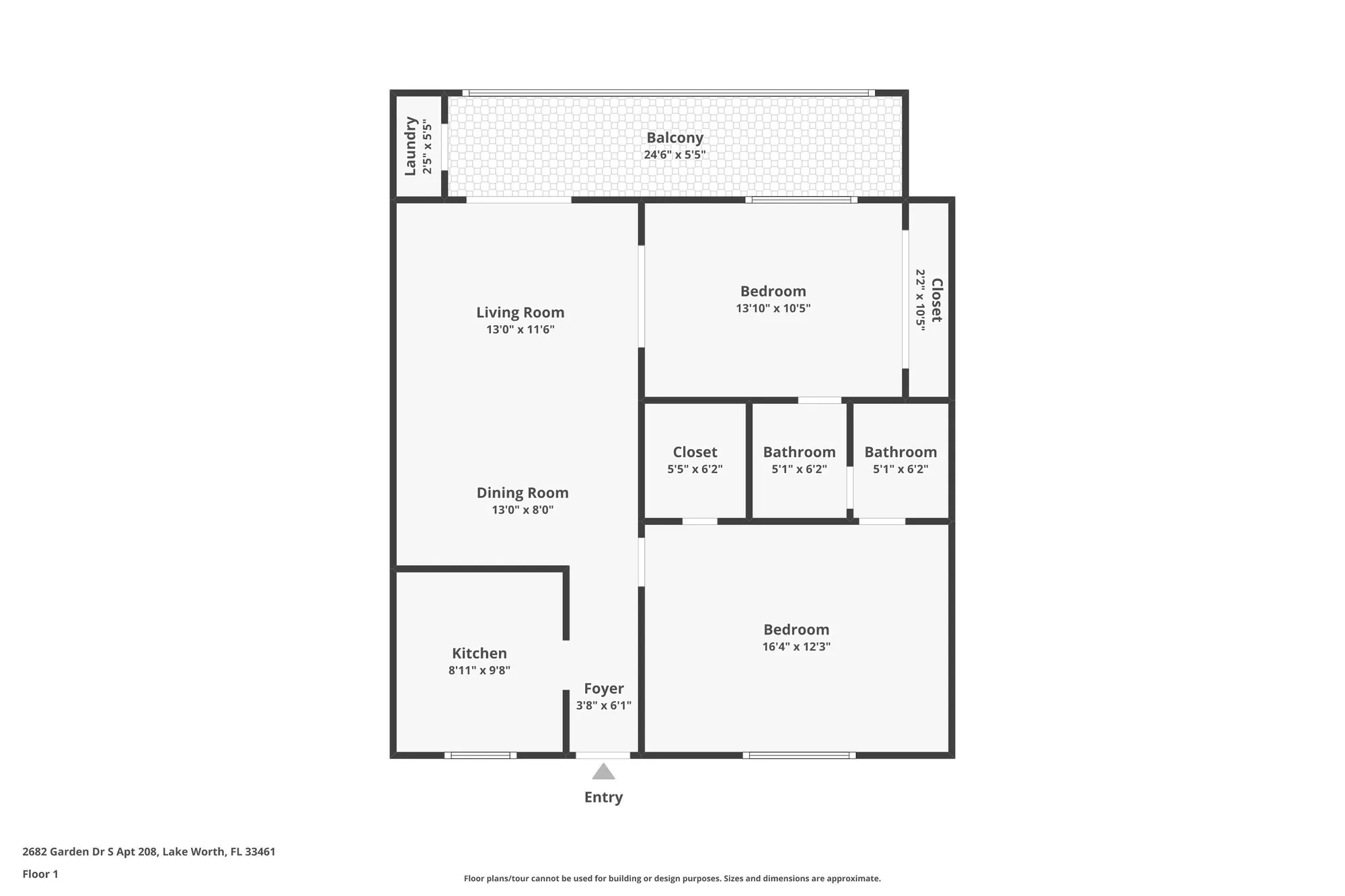 Property Slideshow image 30 of 30 | 2682 garden dr 208, Lake Worth, FL, 33461