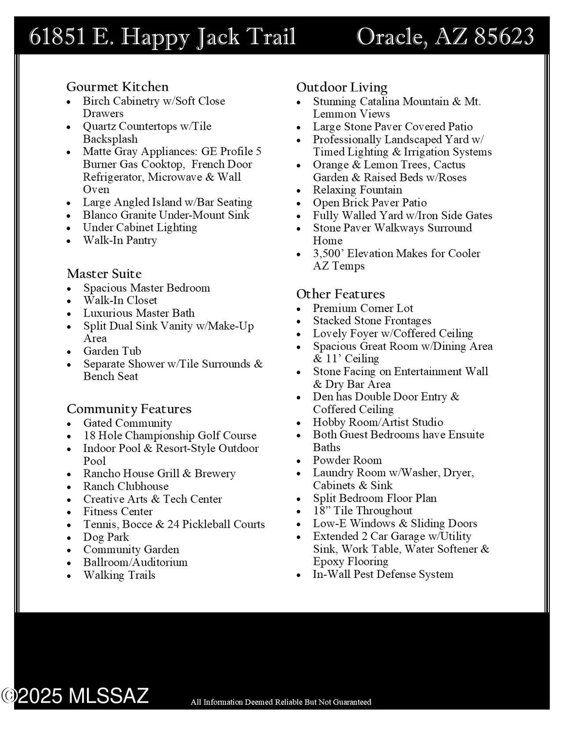 Property Slideshow image 30 of 45 | 61851 e happy jack trl, Oracle, AZ, 85623