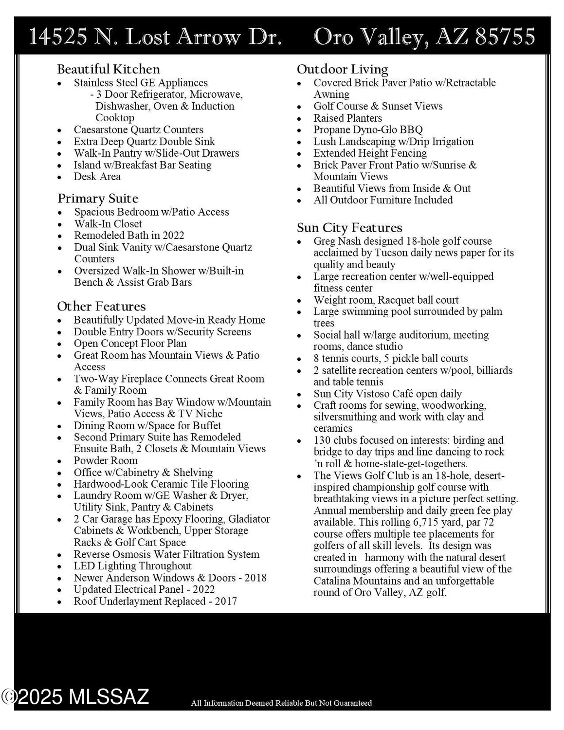 Property Slideshow image 32 of 43 | 14525 n lost arrow dr, Oro Valley, AZ, 85755