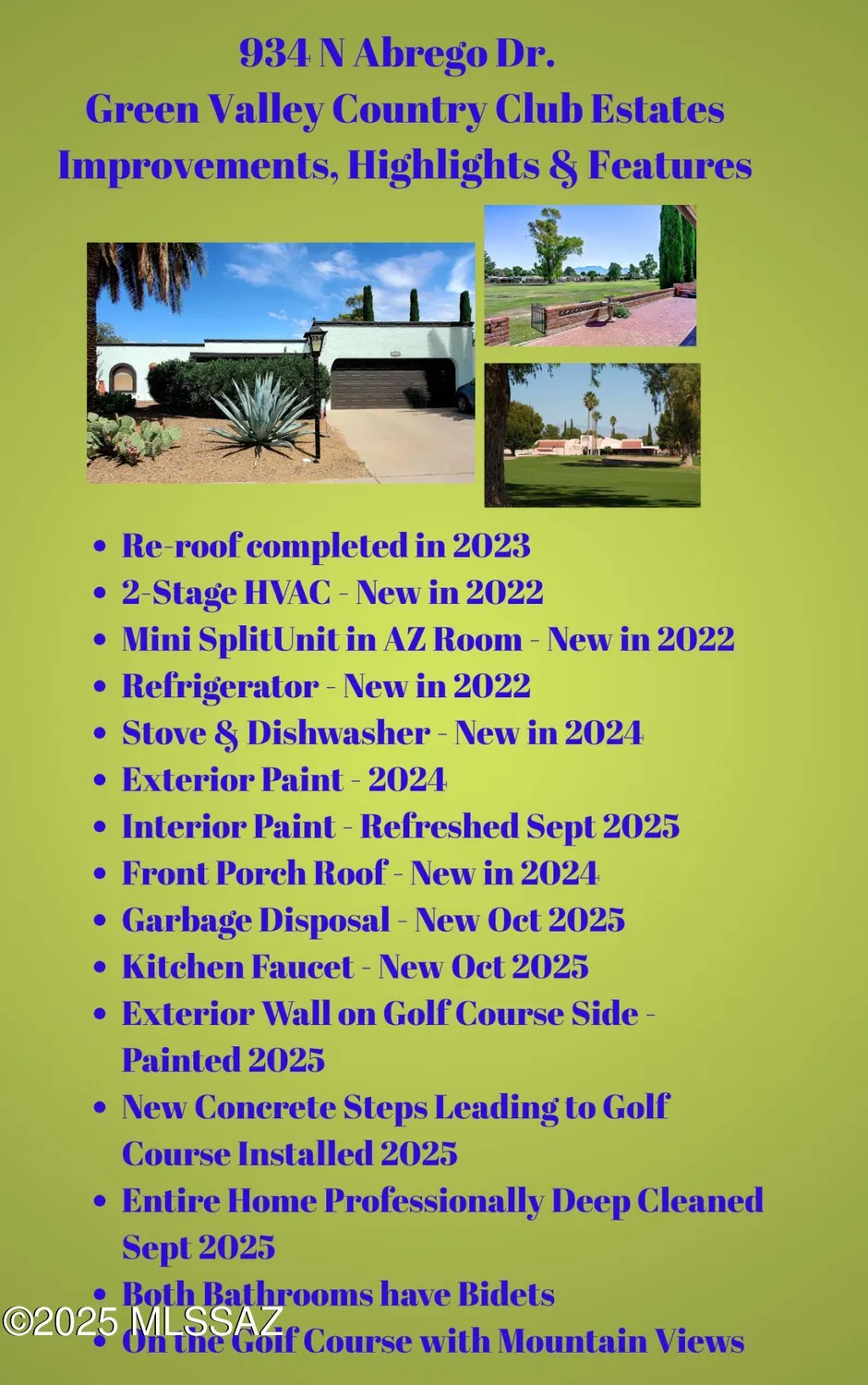 Property Slideshow image 4 of 37 | 934 n abrego dr, Green Valley, AZ, 85614