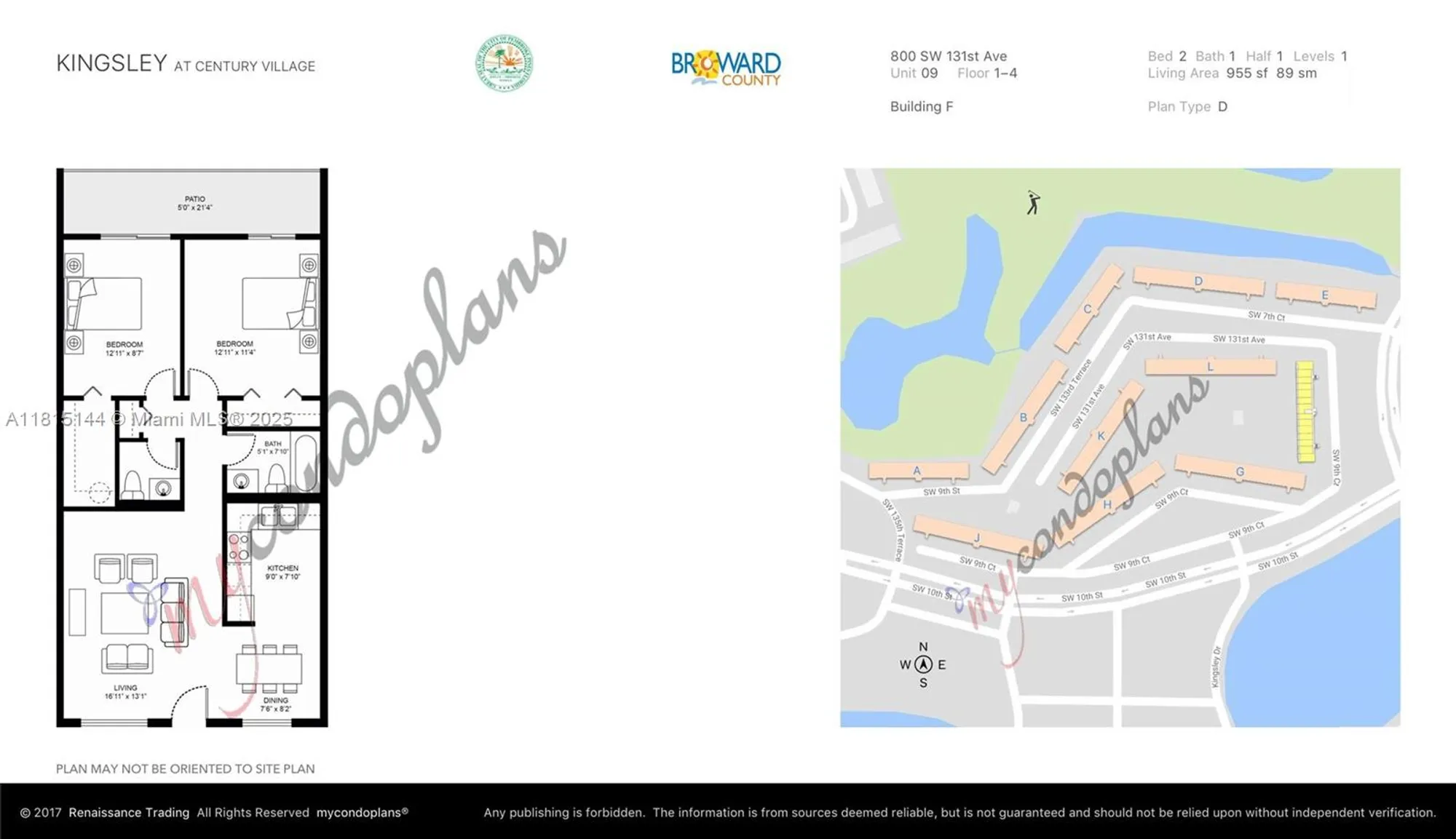 Property Slideshow image 24 of 24 | 800 sw 131st ave 109f, Pembroke Pines, FL, 33027