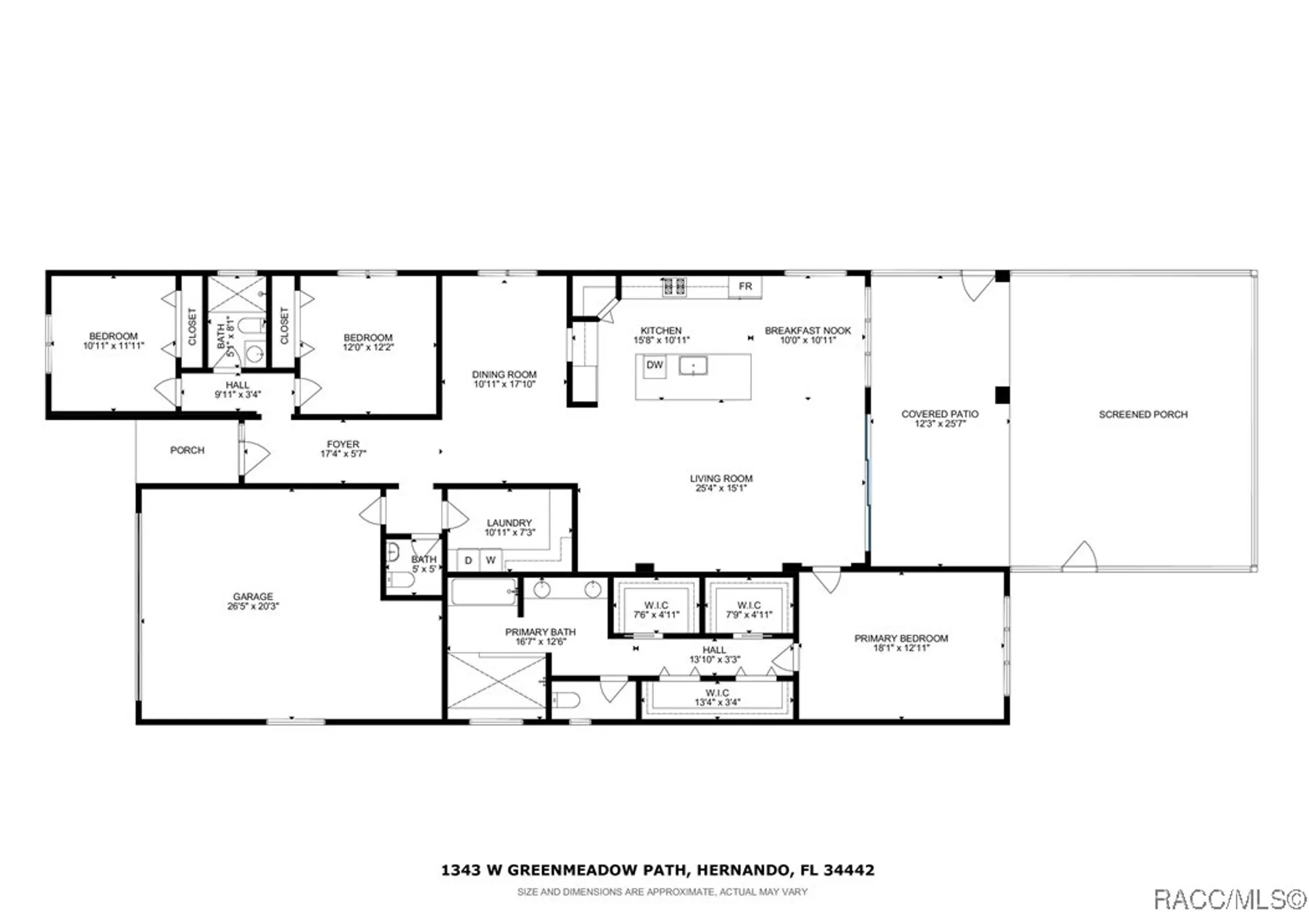 Property Slideshow image 5 of 53 | 1343 w greenmeadow path, Hernando, FL, 34442