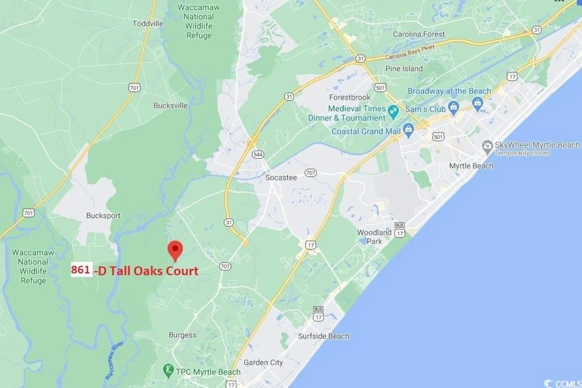 Property Slideshow image 27 of 28 | 861 tall oaks ct # d-61, Myrtle Beach, SC, 29588