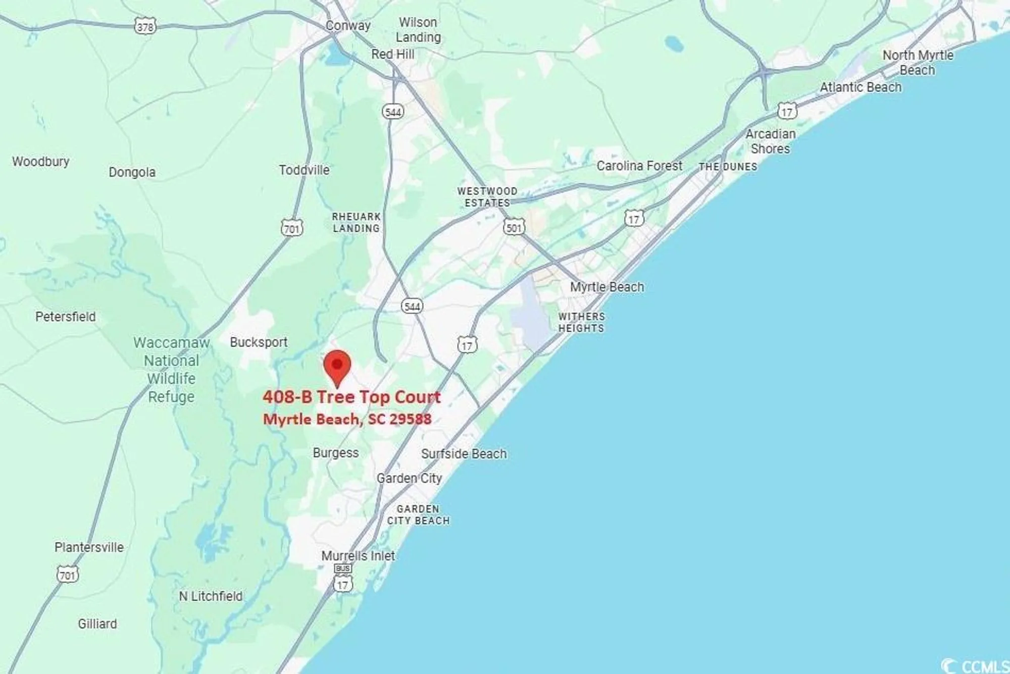 Property Slideshow image 18 of 18 | 408 tree top ct # 8-b, Myrtle Beach, SC, 29588