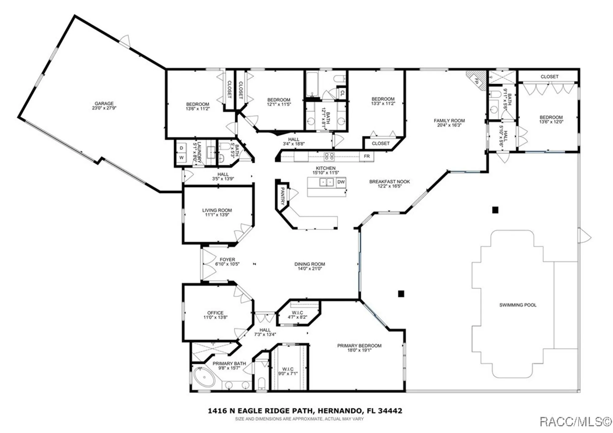 Property Slideshow image 2 of 92 | 1416 n eagle ridge path, Hernando, FL, 34442