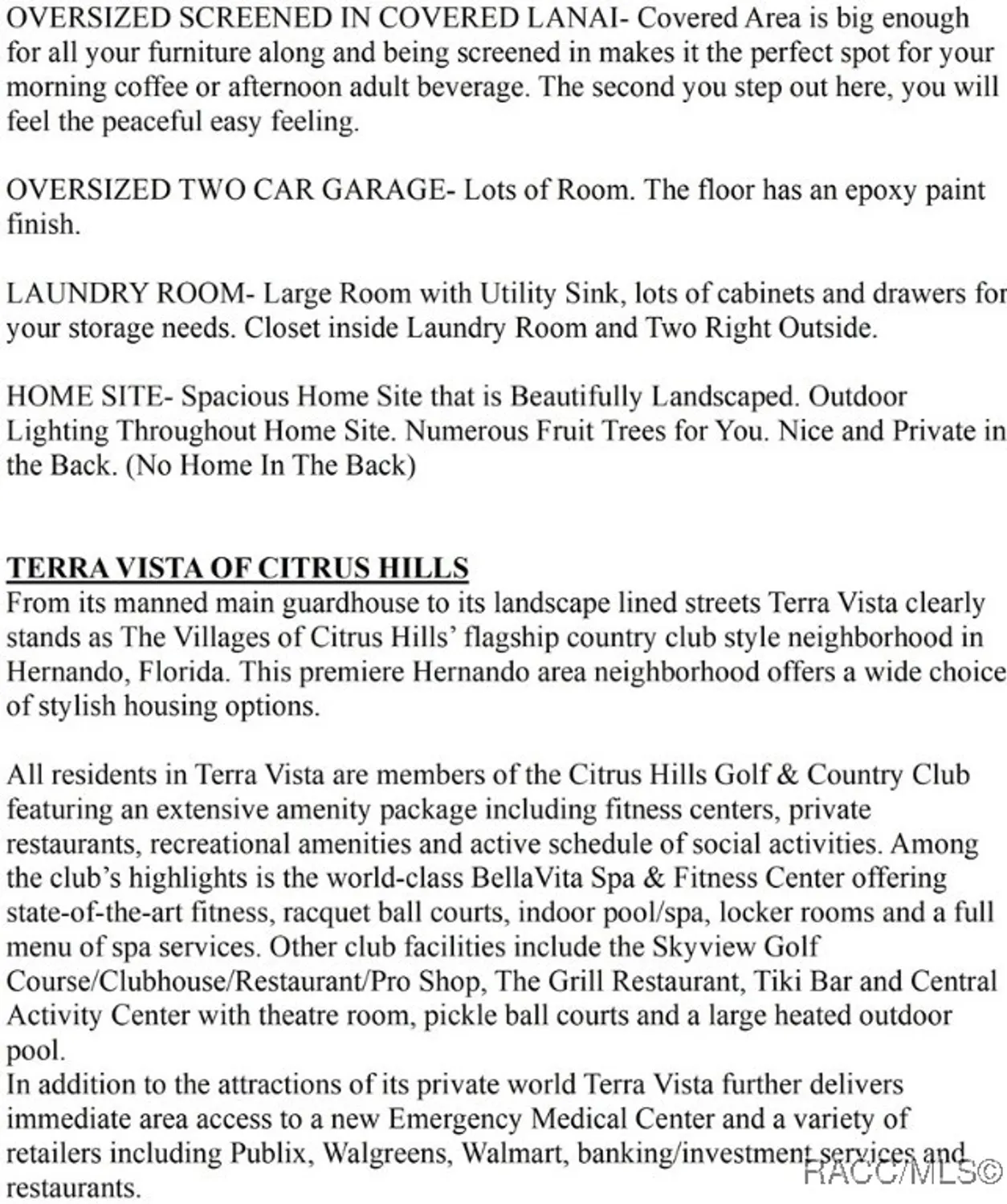 Property Slideshow image 3 of 48 | 877 n hunt club dr, Hernando, FL, 34442