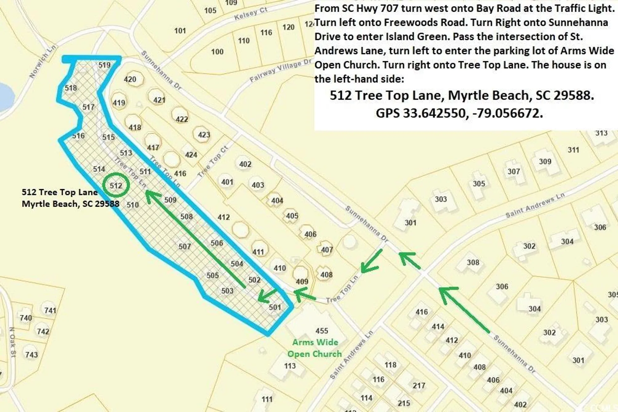 Property Slideshow image 29 of 31 | 512 tree top ln, Myrtle Beach, SC, 29588