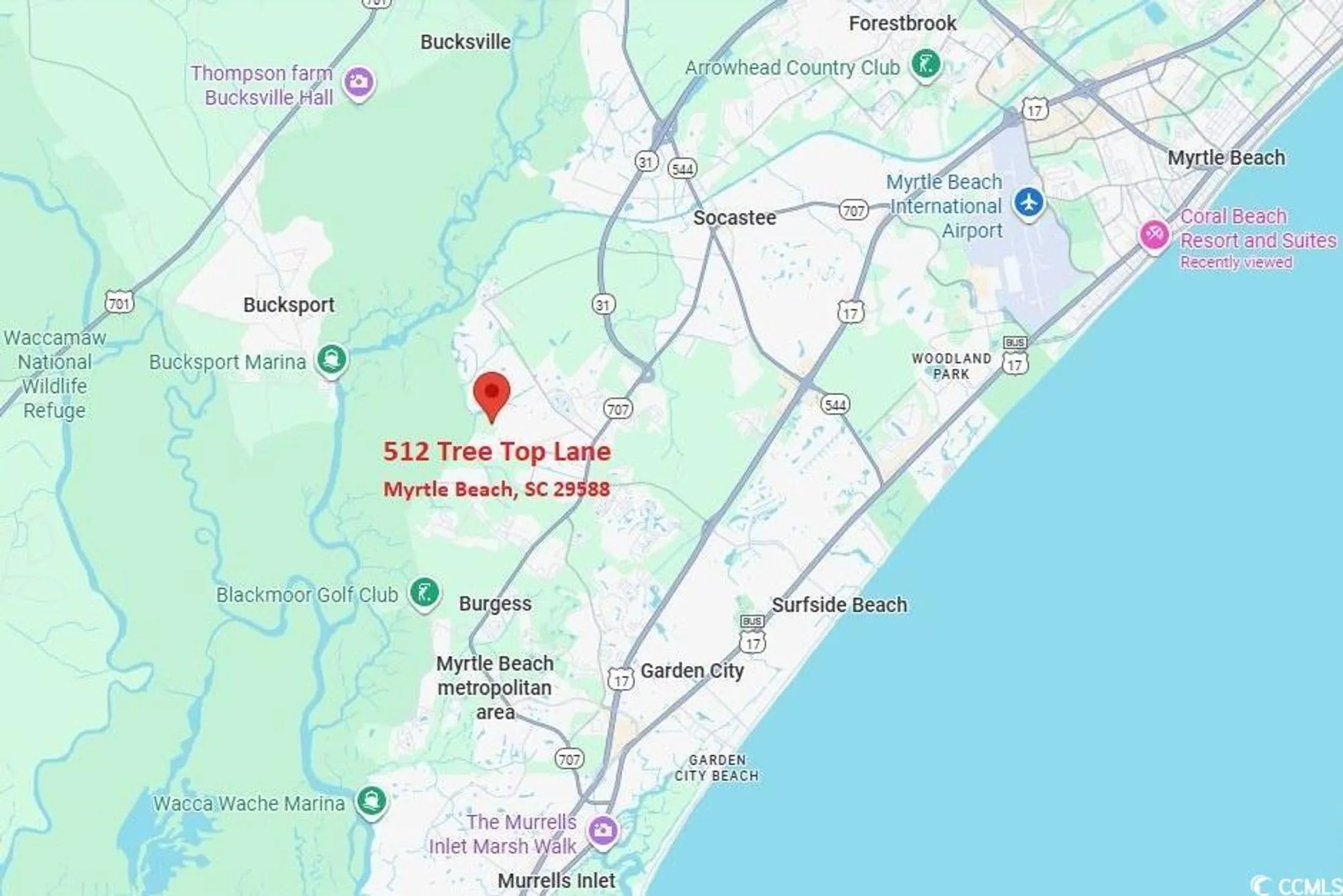 Property Slideshow image 30 of 31 | 512 tree top ln, Myrtle Beach, SC, 29588