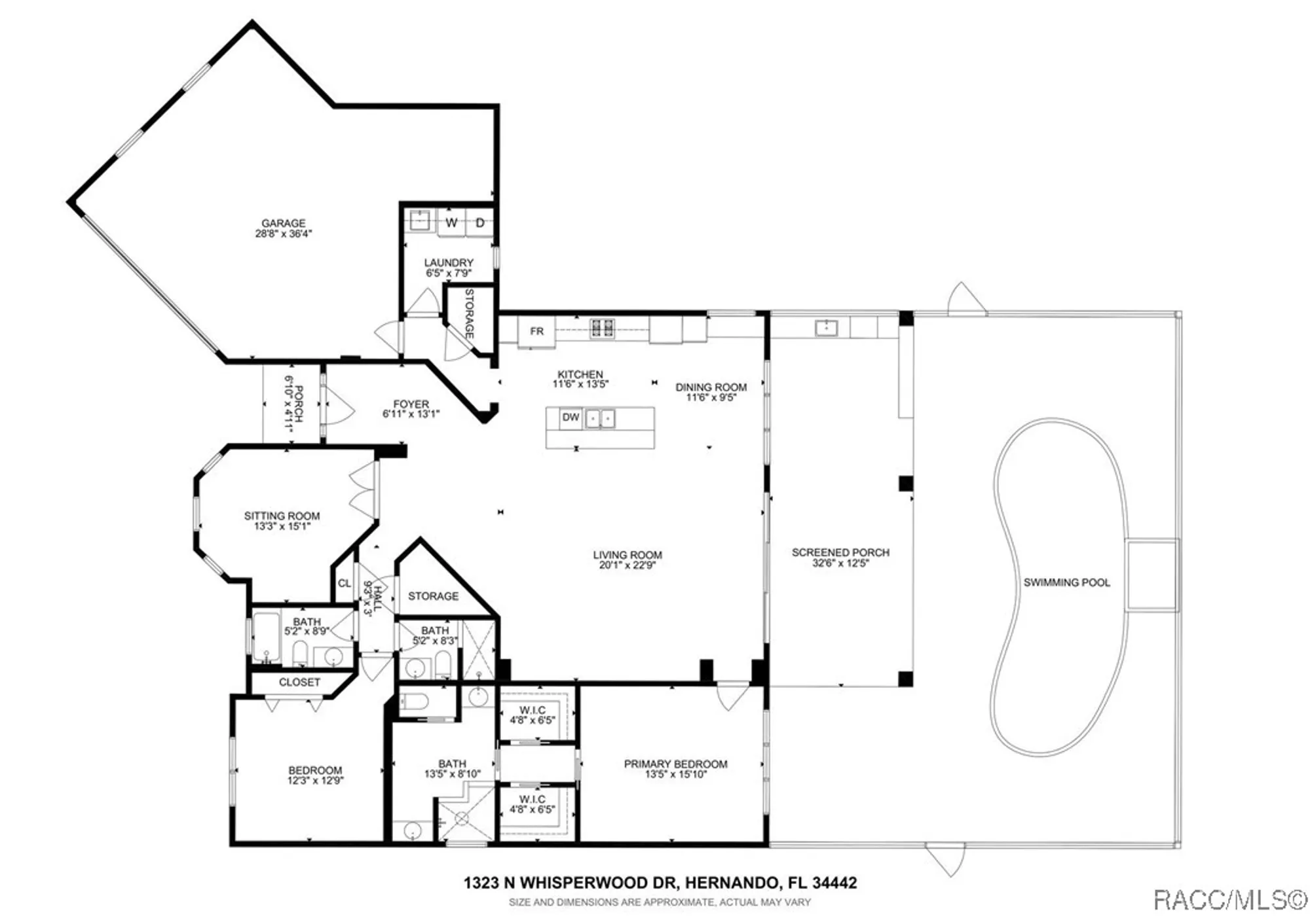 Property Slideshow image 3 of 68 | 1323 n whisperwood dr, Hernando, FL, 34442