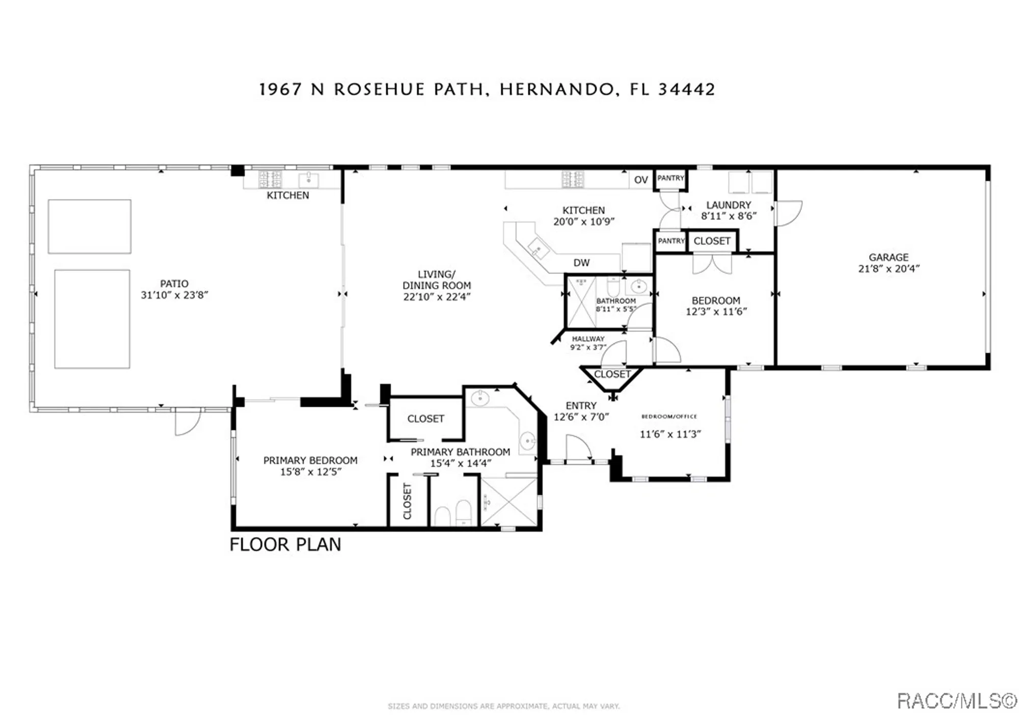 Property Slideshow image 6 of 97 | 1967 n rose hue path, Hernando, FL, 34442