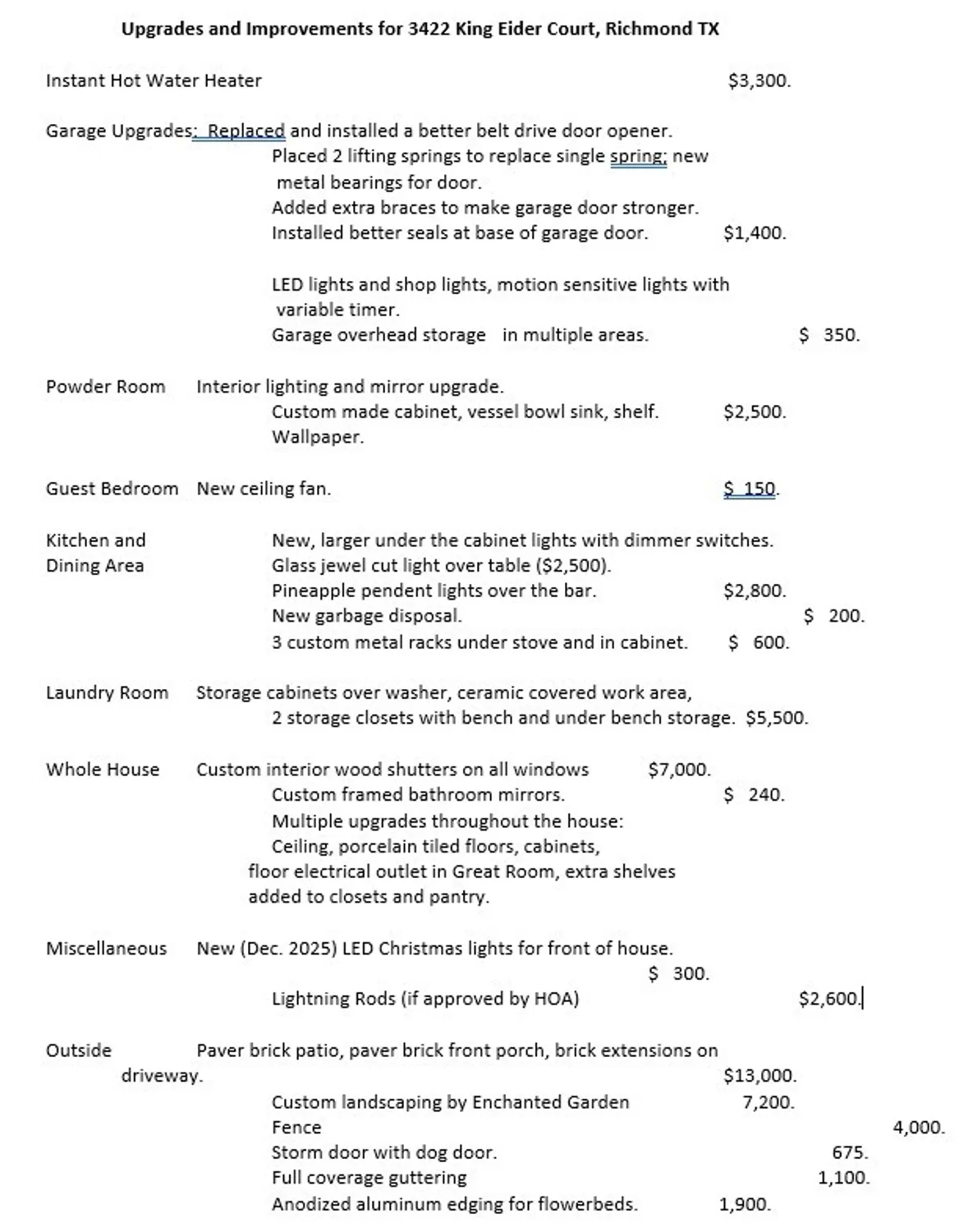 Property Slideshow image 50 of 50 | 3422 king eider ct, Richmond, TX, 77469