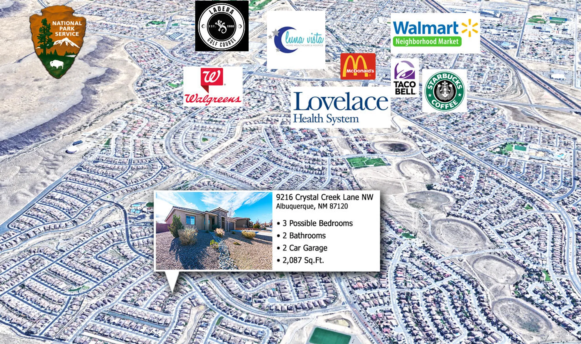 Property Slideshow image 25 of 32 | 9216 crystal creek ln nw, Albuquerque, NM, 87120