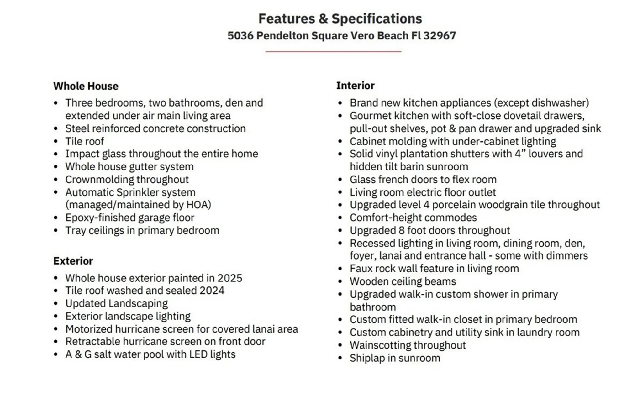 Property Slideshow image 4 of 36 | 5036 pendelton sq, Vero Beach, FL, 32967