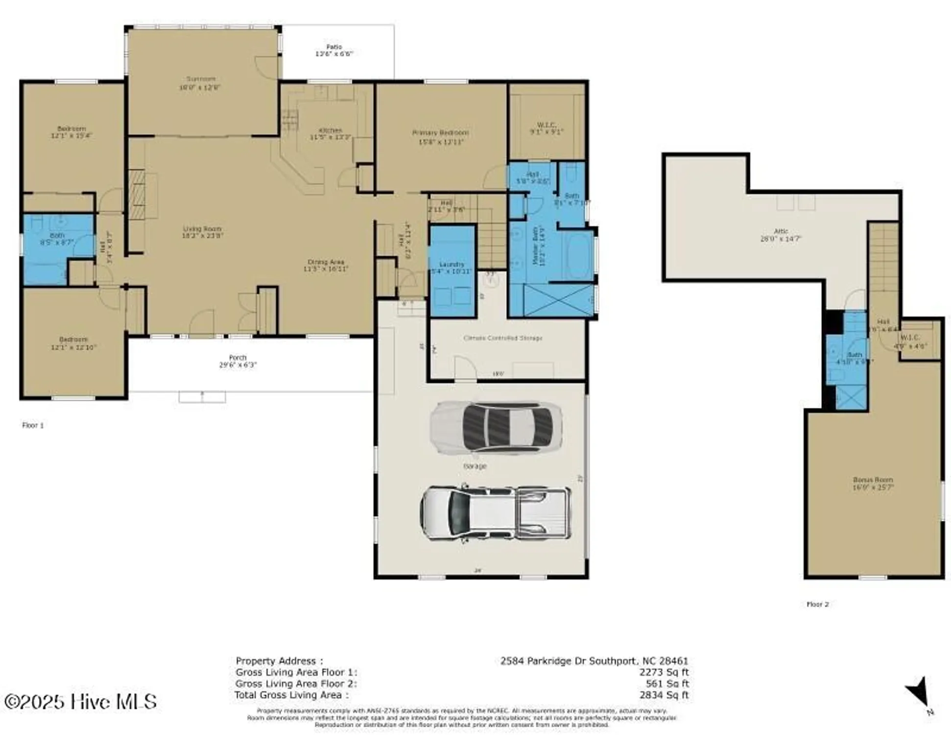 Property Slideshow image 2 of 80 | 2584 parkridge dr, Southport, NC, 28461
