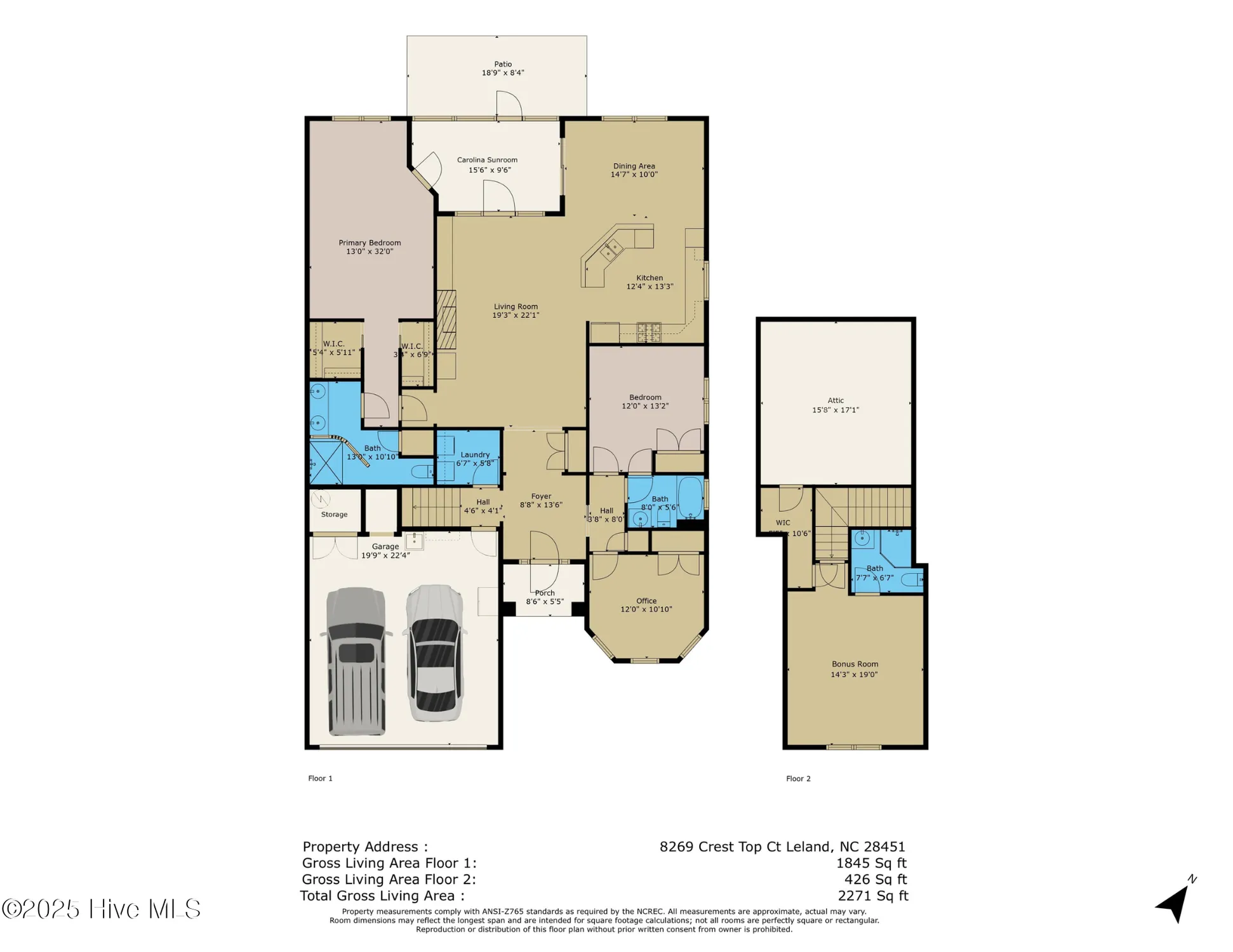 Property Slideshow image 88 of 88 | 8269 crest top ct, Leland, NC, 28451