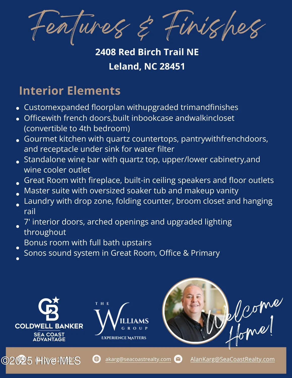 Property Slideshow image 7 of 114 | 2408 red birch trl, Leland, NC, 28451