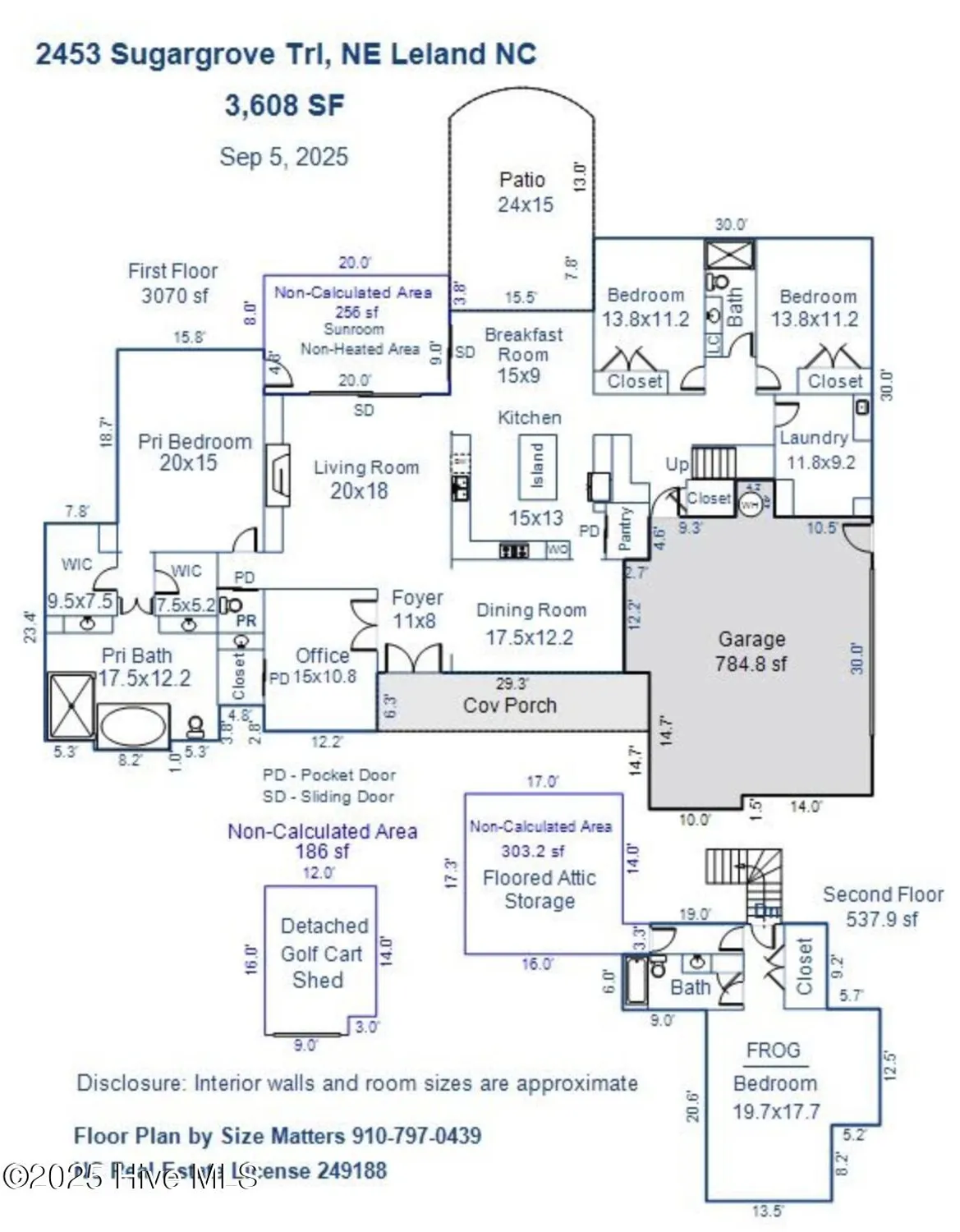 Property Slideshow image 3 of 84 | 2453 sugargrove trl, Leland, NC, 28451