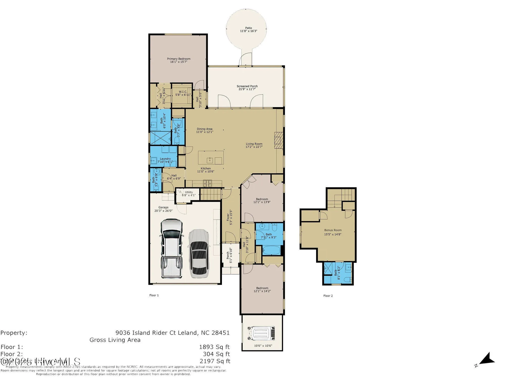 Property Slideshow image 66 of 71 | 9036 island rider ct, Leland, NC, 28451