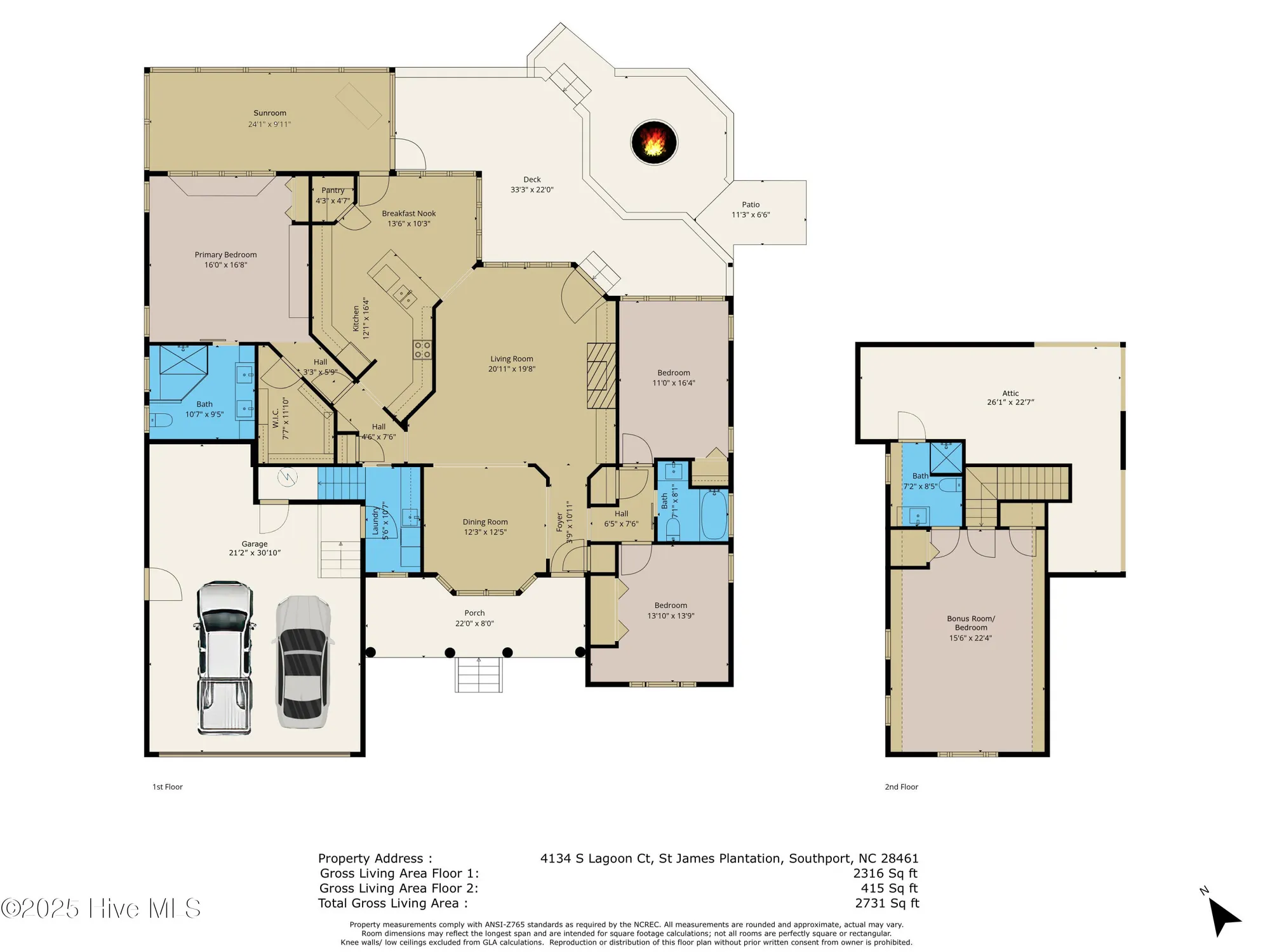 Property Slideshow image 5 of 92 | 4134 s lagoon ct, Southport, NC, 28461