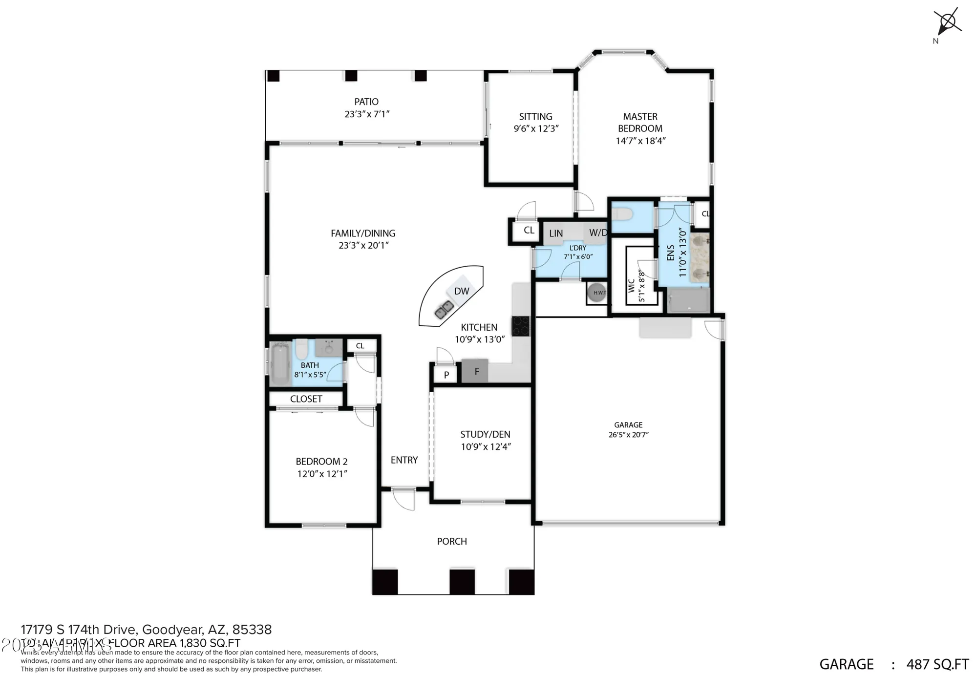 Property Slideshow image 64 of 65 | 17179 s 174th dr, Goodyear, AZ, 85338